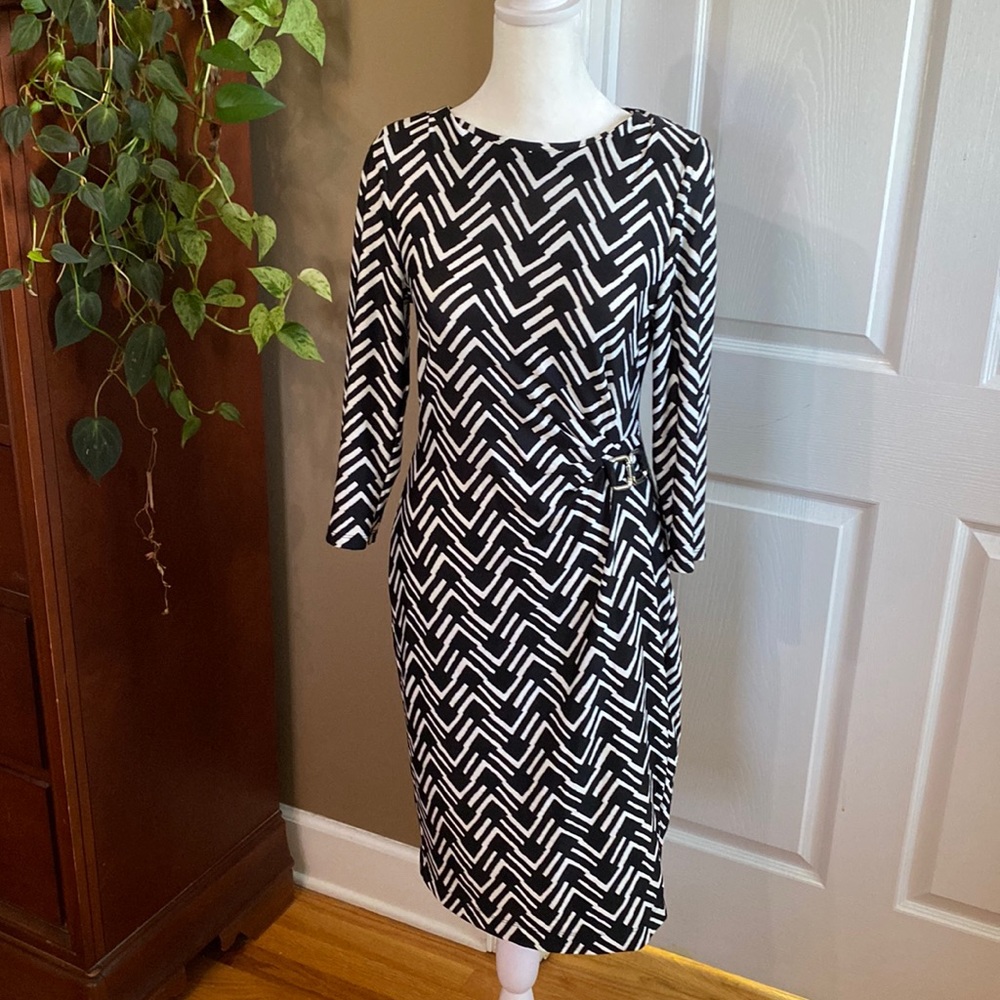 Kim Rogers black and white dress Size PS